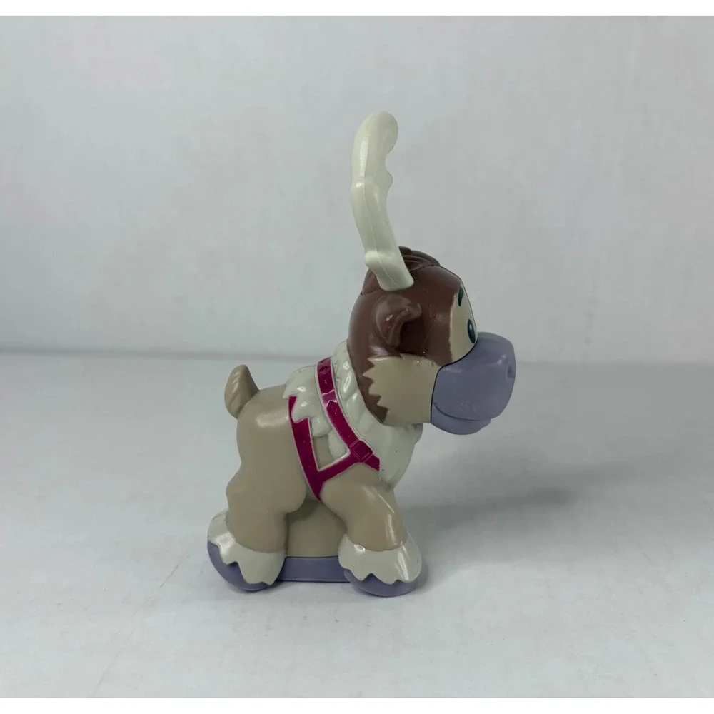 Fisher Price Little People Disney Frozen Sven Reindeer Figure GGV30 Brown Purple